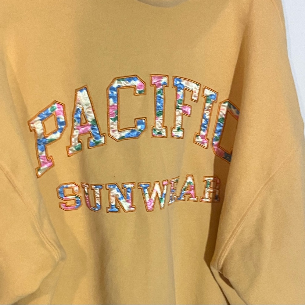 PacSun  Yellow Zip-Up Hoodie